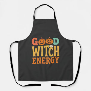 Good Witch Energy Halloween Pumpkin Design_1 Apron