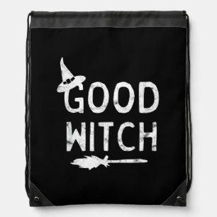 Good Witch Halloween Graphic October Drawstring Bag