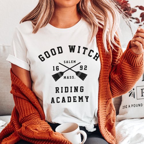 Good Witch Riding Academy Halloween T_Shirt