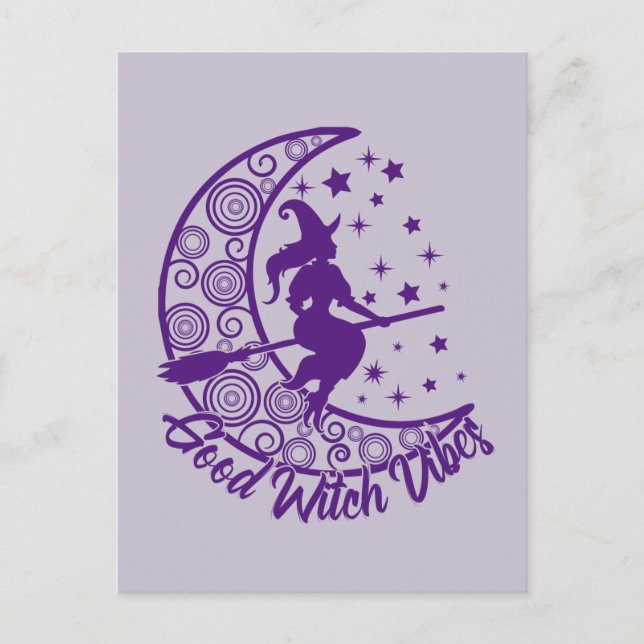 Good Witch Vibes Postcard (Front)