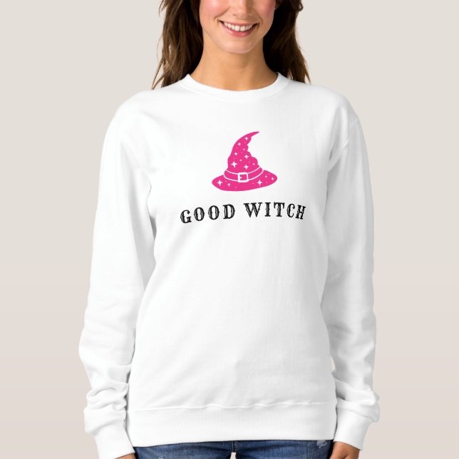 Good Witch White Custom Halloween Women's T-Shirt Sweatshirt (Front)