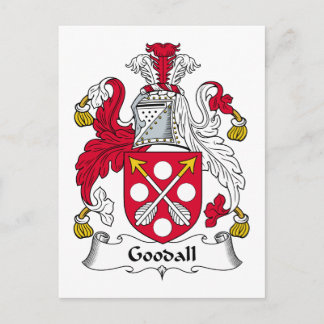 Goodall Family Crest Postcard
