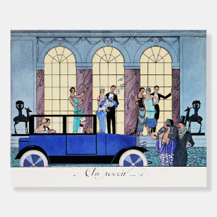 Goodbye, 1920 Art Deco illustration Foam Board