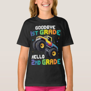 Goodbye 1st Grade Graduation Monster Truck T-Shirt