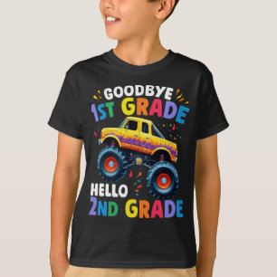 Goodbye 1st Grade Graduation Monster Truck T-Shirt