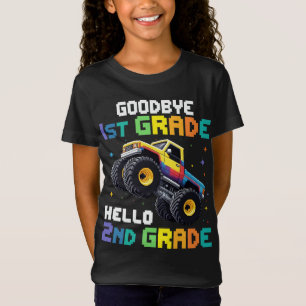 Goodbye 1st Grade Graduation Monster Truck T-Shirt