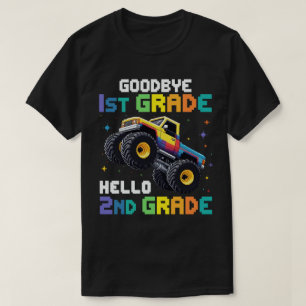 Goodbye 1st Grade Graduation Monster Truck T-Shirt