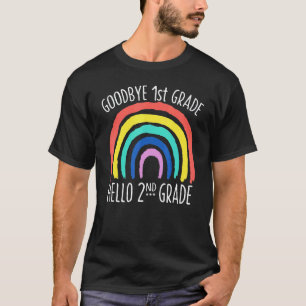Goodbye 1st Grade Hello 2nd Grade School Teacher S T-Shirt