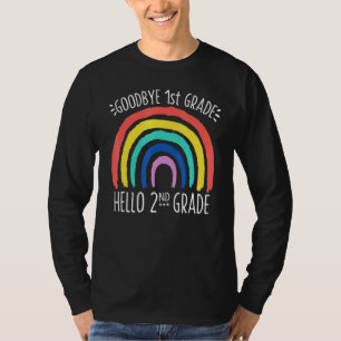 Goodbye 1st Grade Hello 2nd Grade School Teacher S T-Shirt