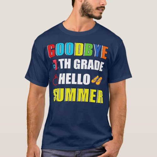 Goodbye 1th Grade Hello Summer T_Shirt