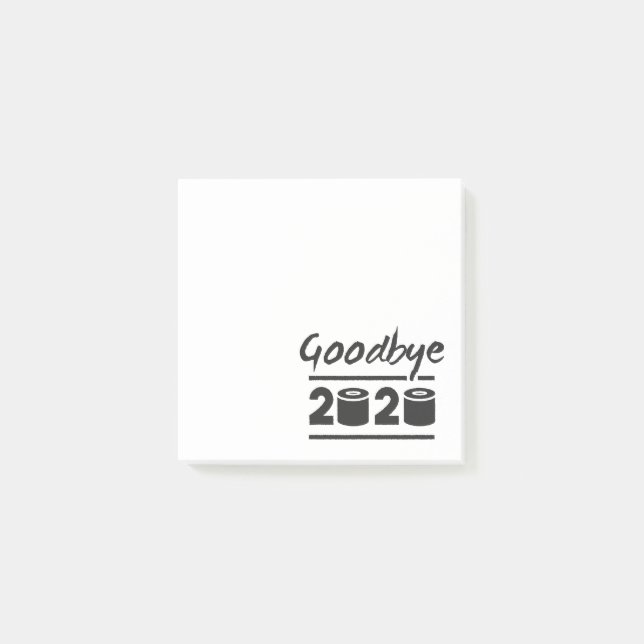 Goodbye 2020 Toilet paper – it’s finally over Post-it Notes (Front)