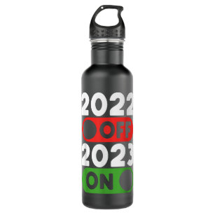 Goodbye 2021 Hello 2022 Nurse Life Happy New Year  Stainless Steel Water Bottle