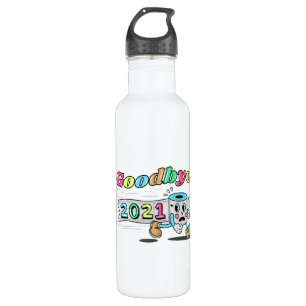 Goodbye 2021 Toilet paper roll Stainless Steel Water Bottle