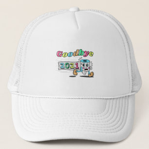 Goodbye 2021 Toilet paper roll Trucker Hat