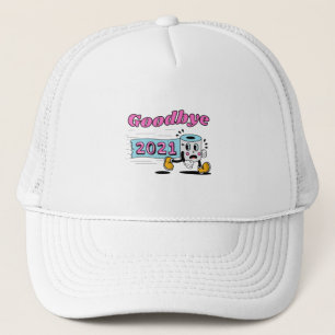 Goodbye 2021 Toilet paper roll Trucker Hat