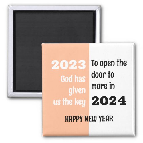 Goodbye 2023 Hello 2024 Happy New Year Magnet