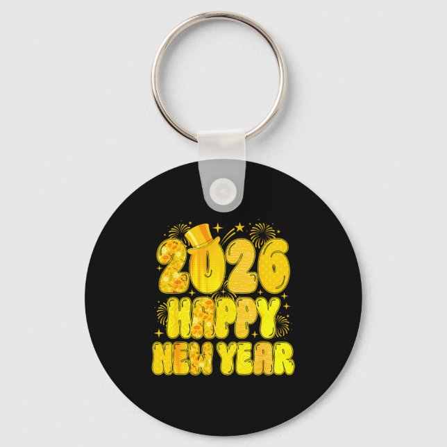Goodbye 2025 Happy New Year 2026 Women Girl Kids  Keychain (Front)