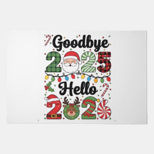 Goodbye 2025 Hello 2026 New Year Resolution   Doormat