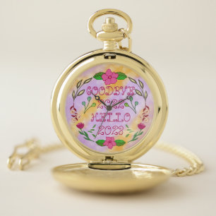 GOODBYE 20XX HELLO 20XX POCKET WATCH