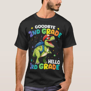 Goodbye 2nd Grade Graduation T Rex Dinosaur T-Shirt