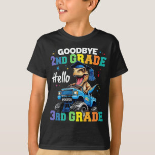 Goodbye 2nd Grade Graduation T Rex Monster Truck T-Shirt
