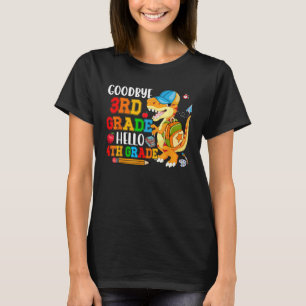 Goodbye 3rd Grade Hello 4th Grade Costume Rex Stud T-Shirt