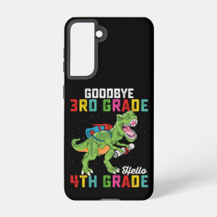 Goodbye 3rd Grade Hello 4th Grade T Rex Dinosaur Samsung Galaxy S21 Case