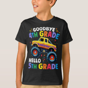 Goodbye 4th Grade Monster Truck Graduation T-Shirt
