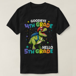 Goodbye 4th Grade T Rex Monster Truck Dinosaur  T-Shirt