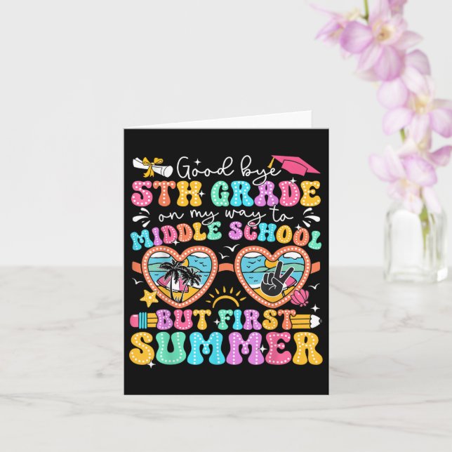 5th grade graduation card Certificate of Completion Diploma 30pk 6x9 Cardstock Chalkboard Background Theme End of the Year Award for Excellence Teacher 1 Ribbon! Middle School Graduation Necklace 