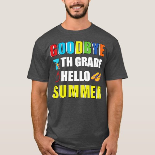 Goodbye 5th grade hello summer 1 T_Shirt