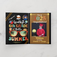 Goodbye 6th Grade Hello Summer Graduation Custom