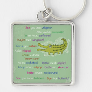 Goodbye and Good luck from Group, Alligator Keychain