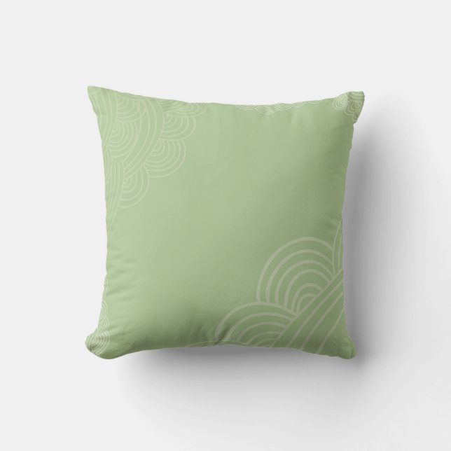 Goodbye and Good luck from Group, Alligator Throw Pillow (Front)