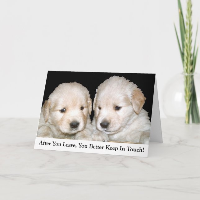 Goodbye Card (Front)