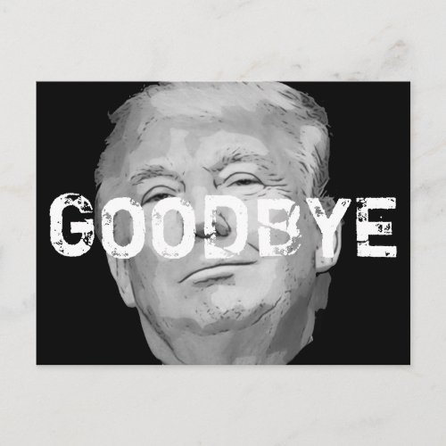 Goodbye Donald Trump Impeach Keepsake Postcard