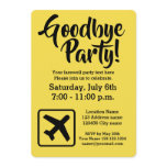 Goodbye farewell going away party invitations Goodbye farewell going away party invitations