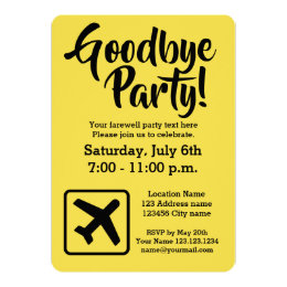 co worker invitations amp announcements zazzle goodbye party invite