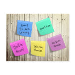 Goodbye Farewell Post-its Postcard Goodbye Farewell Post-its Postcard