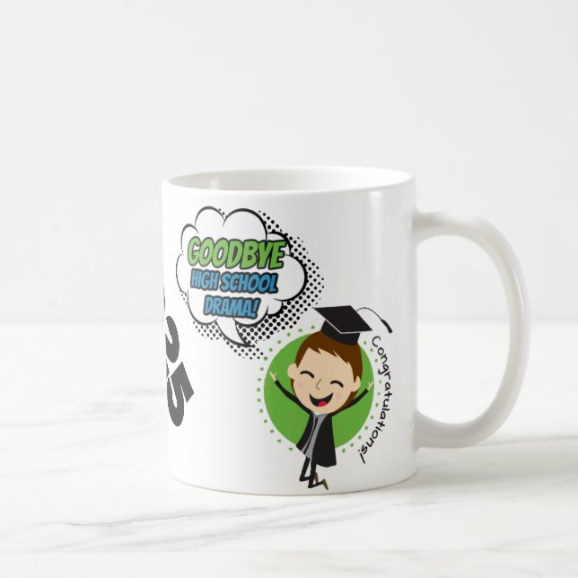 Goodbye High School Drama - Graduation Mug 2025 (Right)
