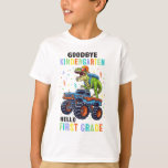 Goodbye Kindergarten Hello 1st Grade Dinosaur Boys T-Shirt