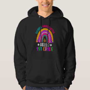 Goodbye Kindergarten Hello 1st Grade Teacher Stude Hoodie