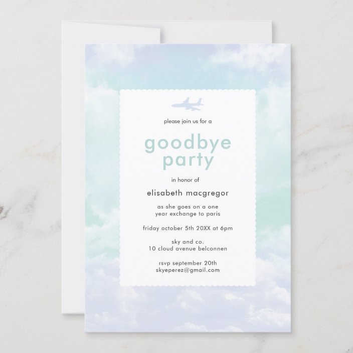 Goodbye Party Invitation | Zazzle.com