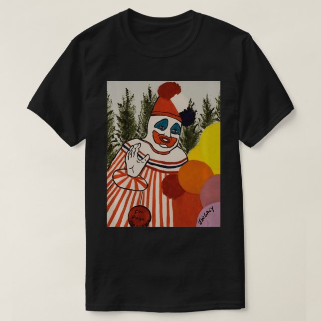Goodbye Pogo the Clown by Gacy  T-Shirt (Design Front)