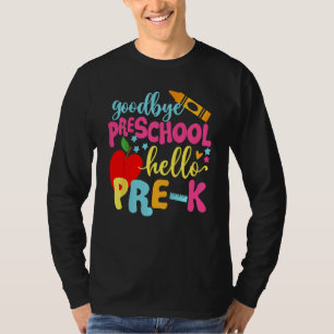 Goodbye Preschool Class Of 2033 Graduate Hello Pre T-Shirt