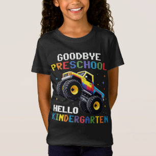 Goodbye Preschool Monster Truck T rex Graduation  T-Shirt