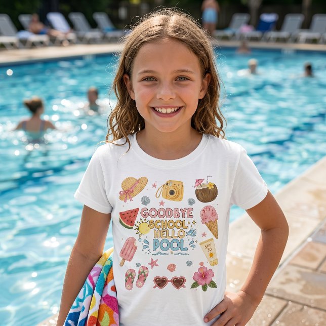 Goodbye School Hello Pool T-Shirt (Creator Uploaded)