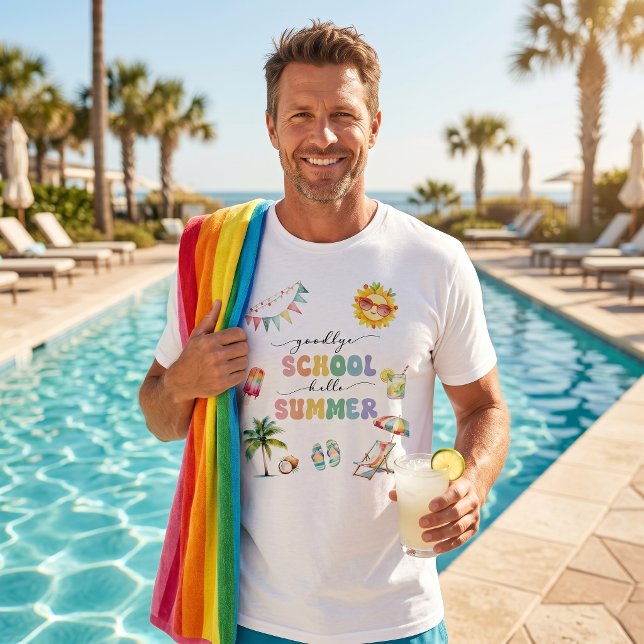 Goodbye School Hello Summer Party T-Shirt  (Creator Uploaded)