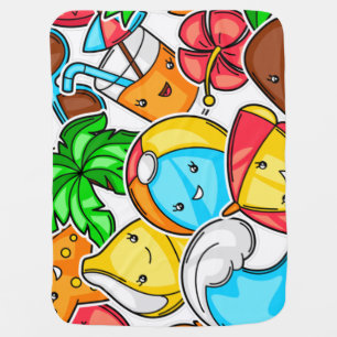 Goodbye School Hello Summer Time And Fun Baby Blanket