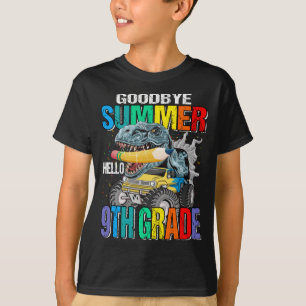 Goodbye Summer Hello 9th Grade Monster Truck T-Shirt